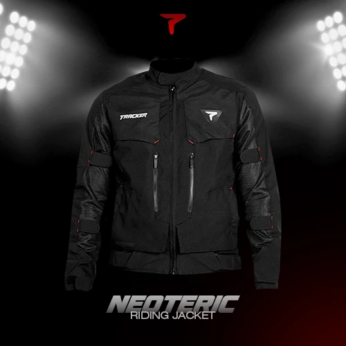 Neoteric Jaket Motor Waterproof Windproof Premium Pria Wanita – Anti Air, Anti Angin, Reflective, Protector, Touring TRACKER