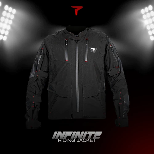 Infinite Jaket Motor Waterproof Windproof Premium Pria Wanita – Anti Air, Anti Angin, Reflective, Protector, Touring TRACKER
