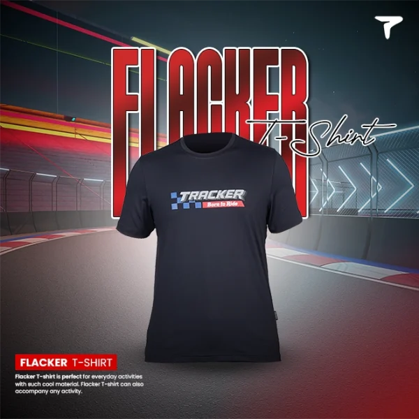 Kaos Lengan Pendek Pria Tracker Flacker