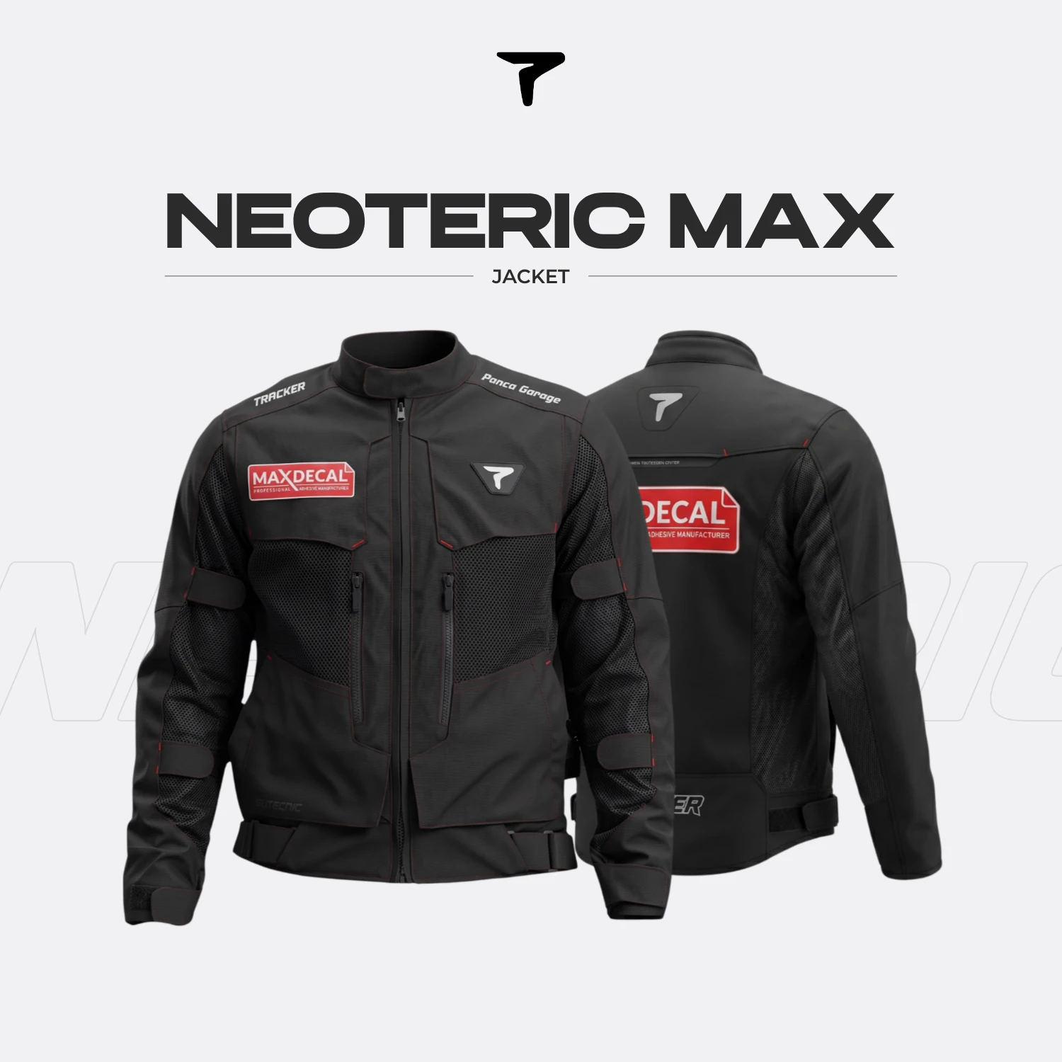 Jaket Motor Pria Waterproof Windproof Premium Anti Air, Anti Angin, Protector NEOTERIC x MAXDECAL