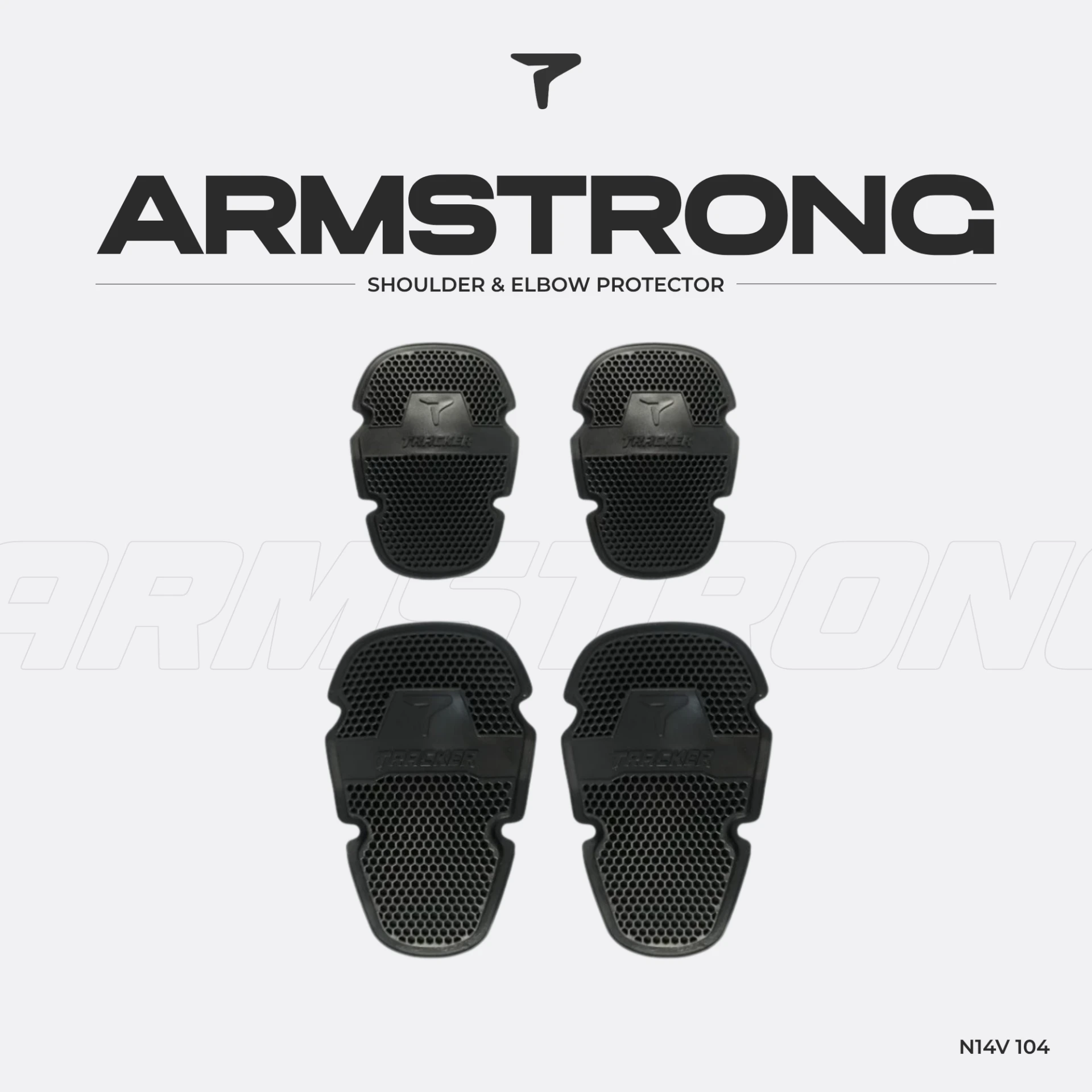 Protector Jaket Motor Pria Tracker Amstrong Shoulder & Elbow - Pelindung Bahu, Siku