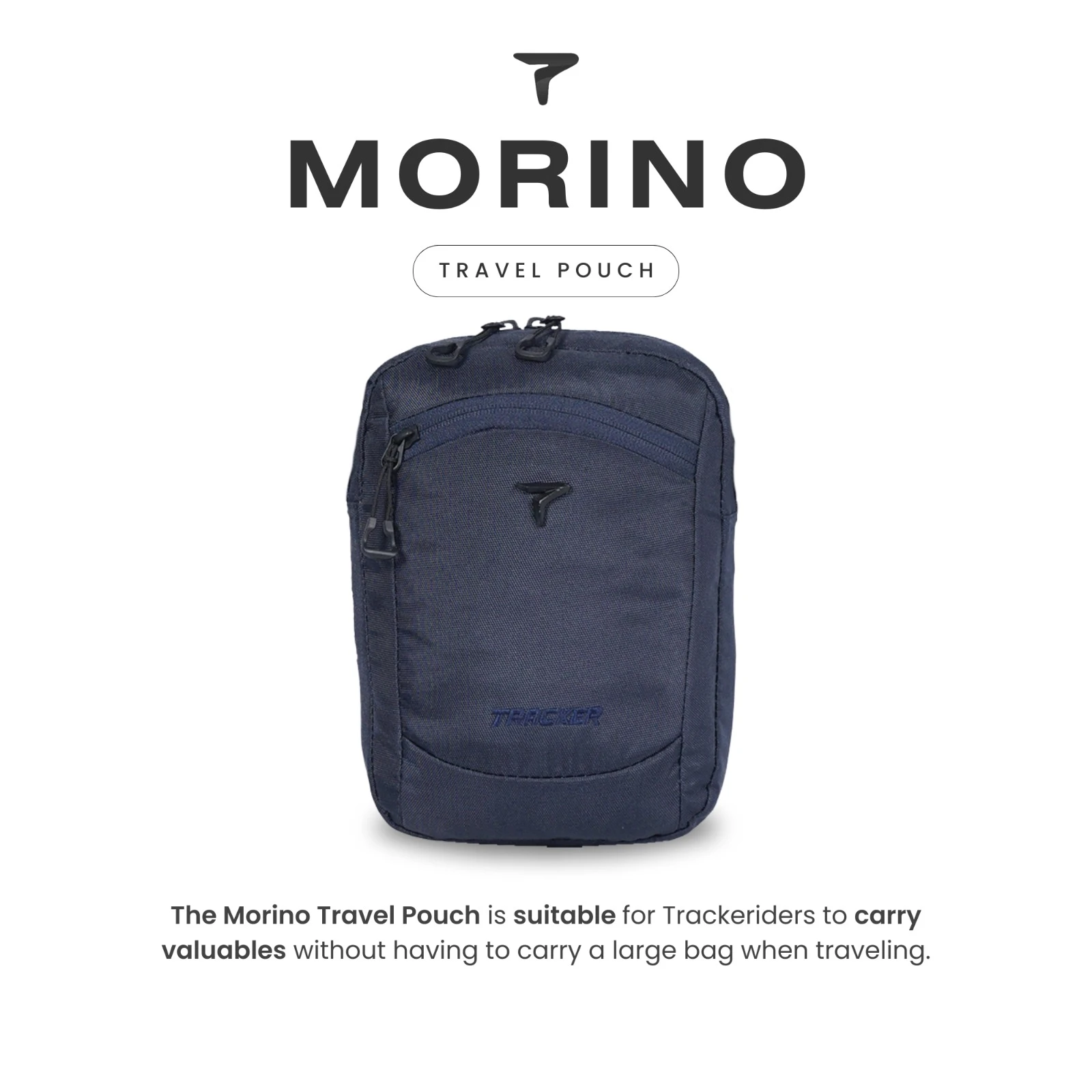 Tas Travel Pouch Pria Tracker Series Morino