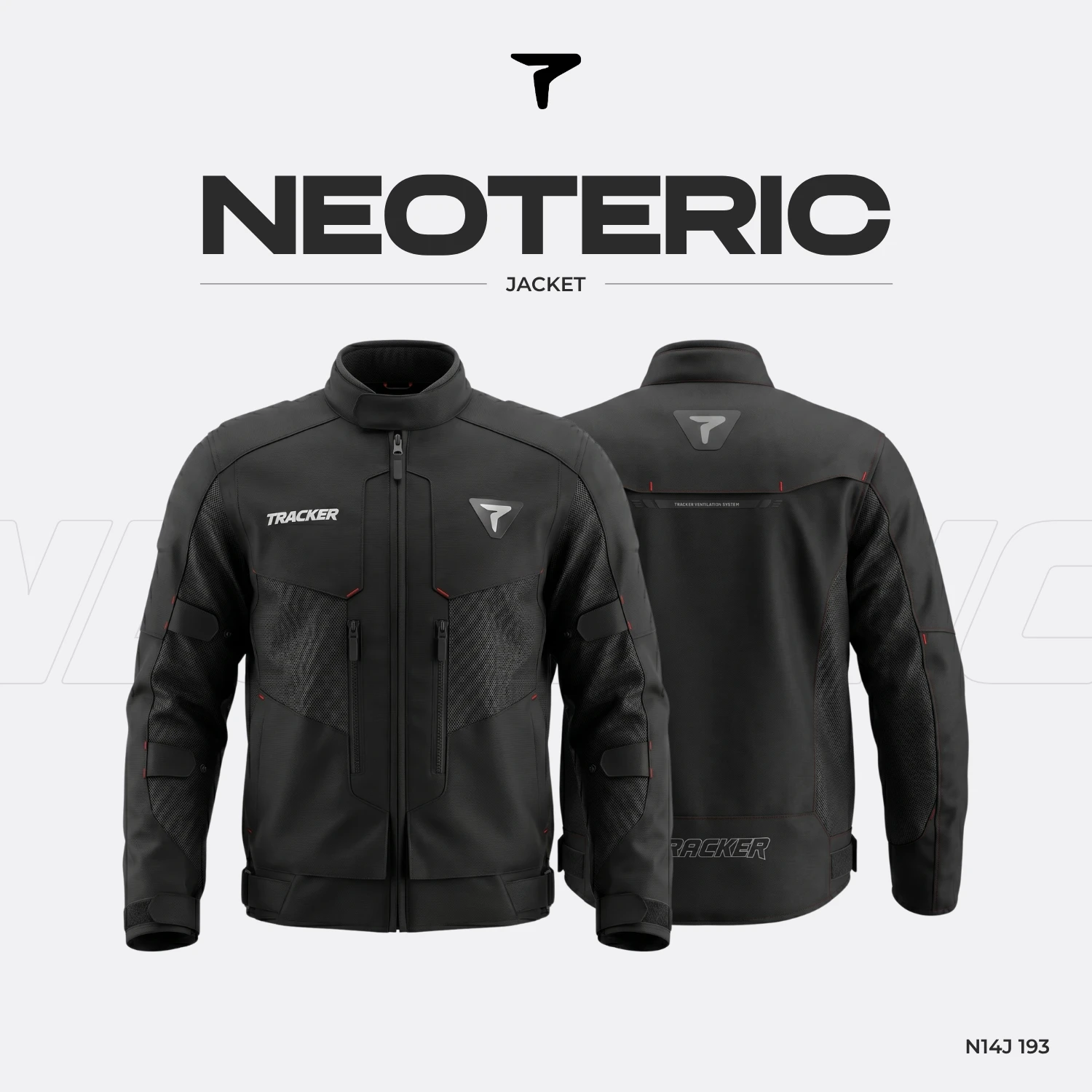 Jaket Motor Pria Waterproof Windproof Premium Anti Air, Anti Angin, Protector NEOTERIC TRACKER