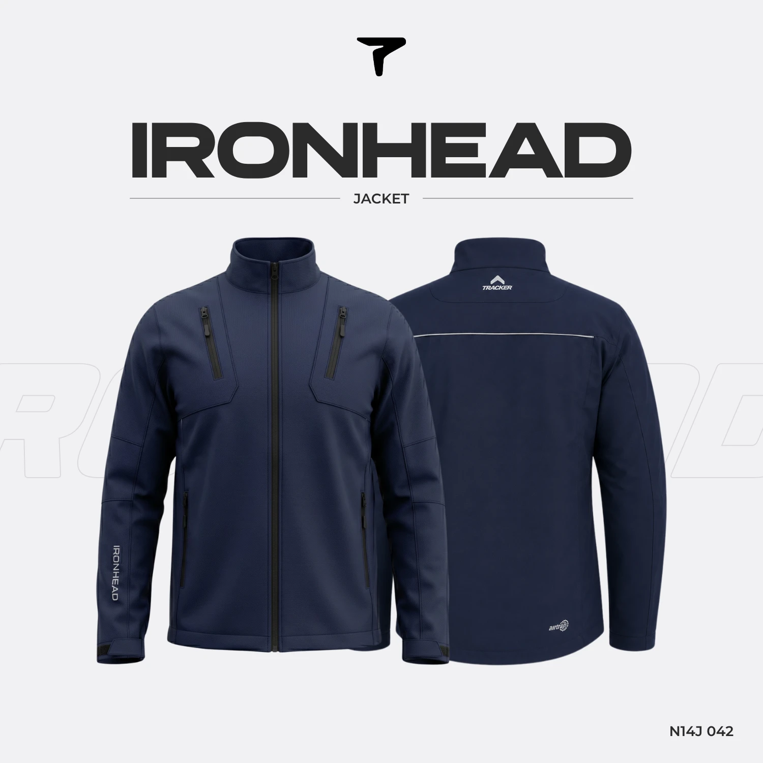 Jaket Motor Pria Tracker Ironhead
