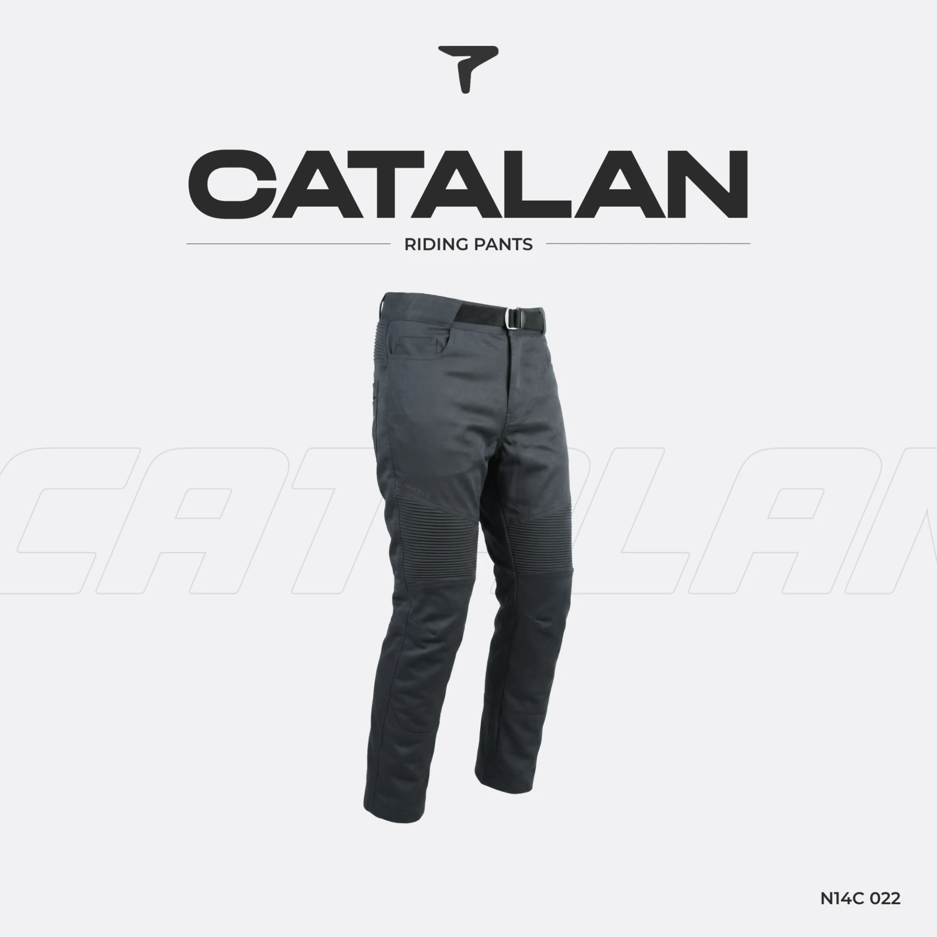 Celana Motor Pria CATALAN N14C 022 Riding Pants Knee Protector Stretch TRACKER