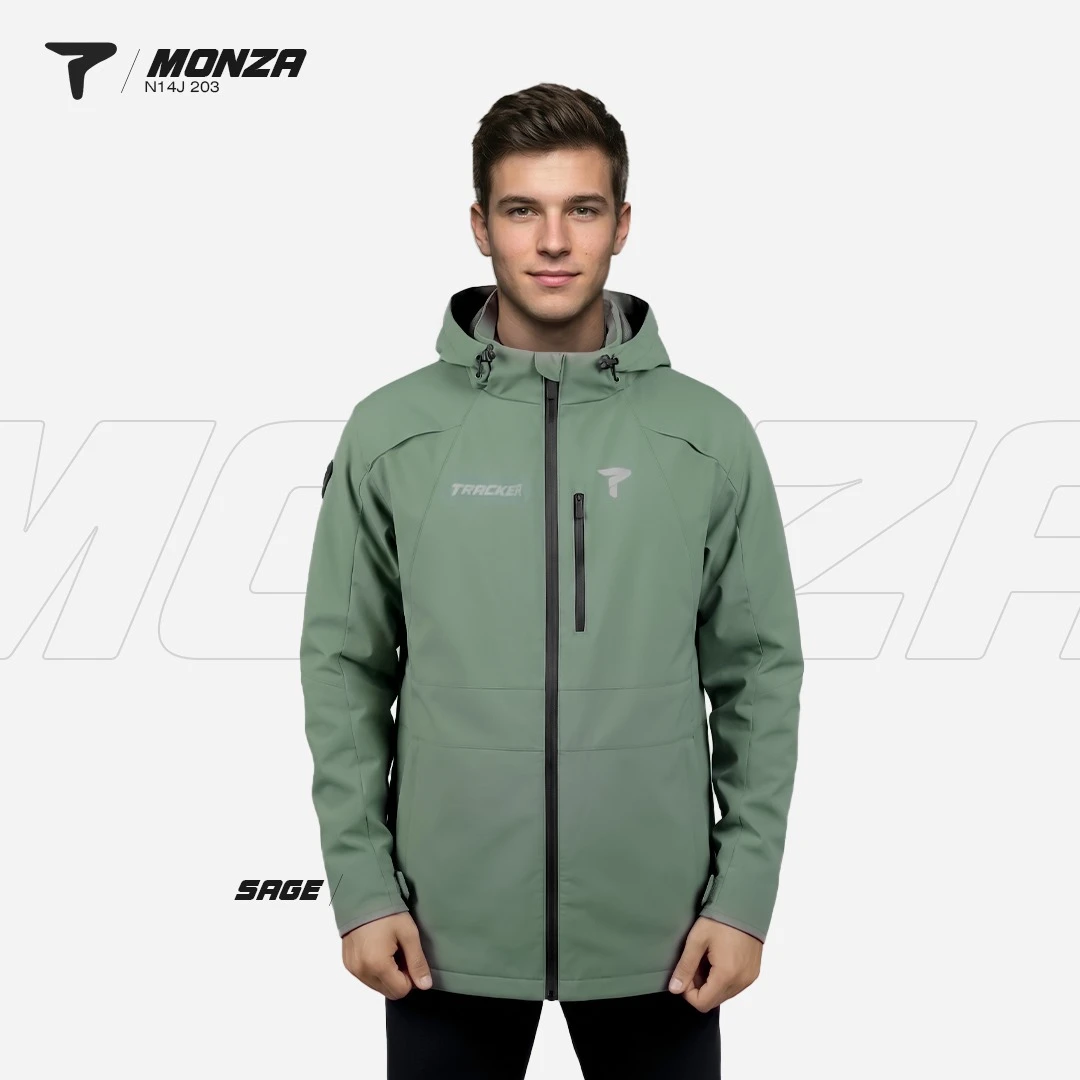 Alternative view of Jaket Motor Pria Tracker Monza