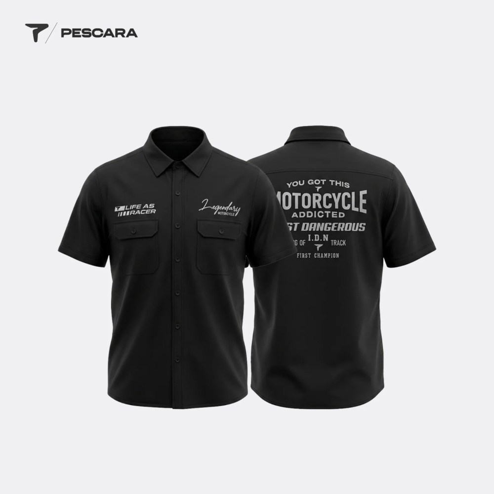 Kemeja Pendek Tracker Pescara